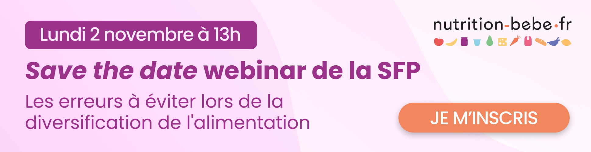 Webinaire Étude Nutri-Bébé